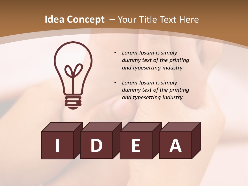 Natural Touch Fusion PowerPoint Template