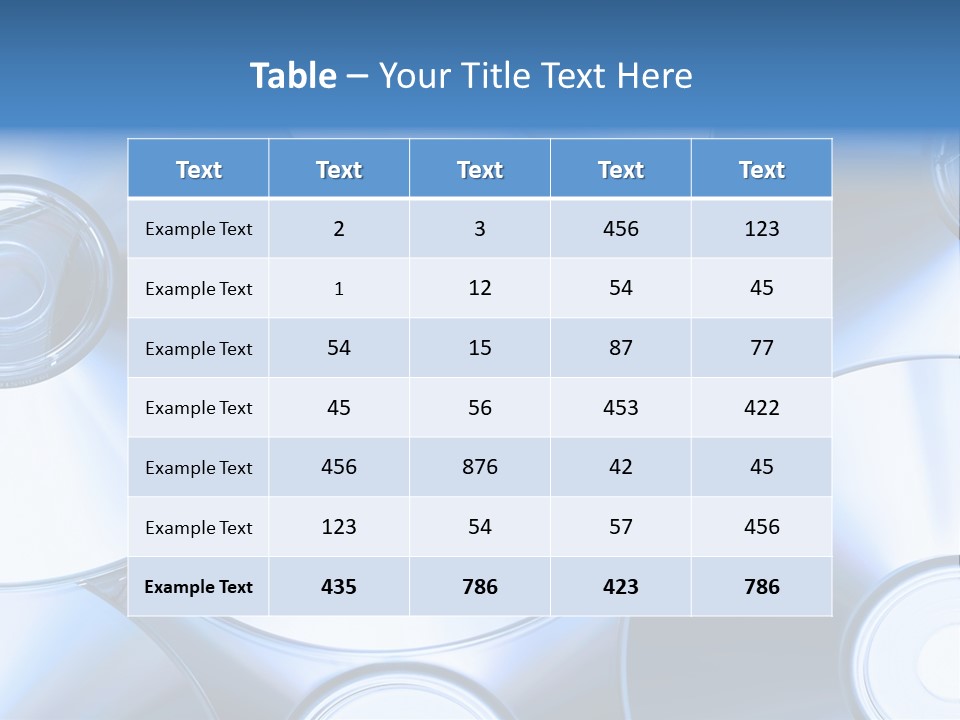 Object Music Disc PowerPoint Template