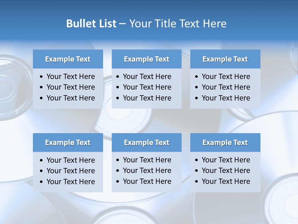 Object Music Disc PowerPoint Template