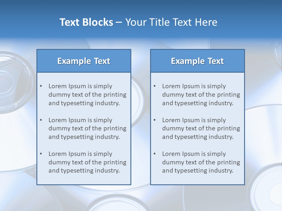 Object Music Disc PowerPoint Template