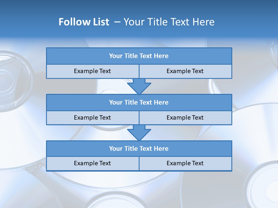 Object Music Disc PowerPoint Template
