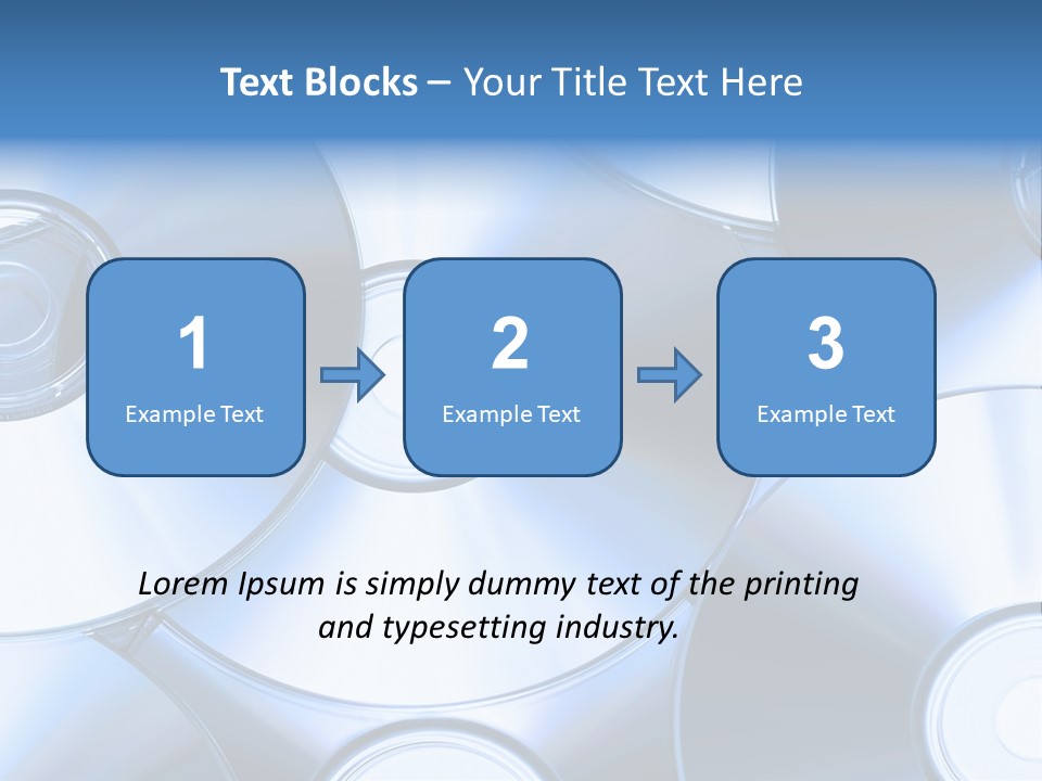 Object Music Disc PowerPoint Template