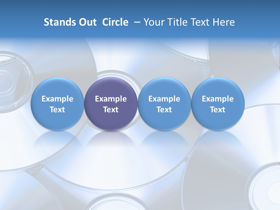 Object Music Disc PowerPoint Template