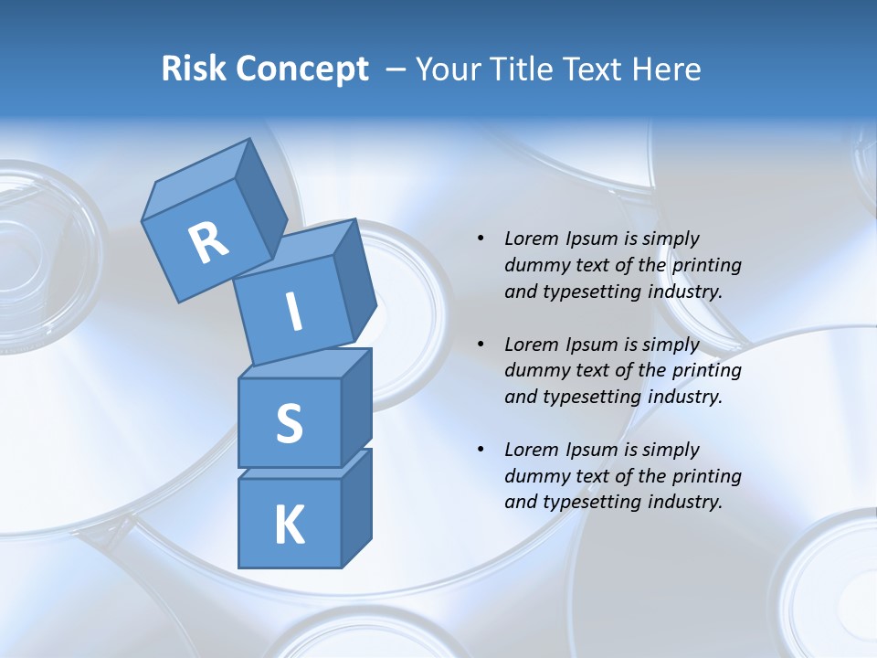 Object Music Disc PowerPoint Template