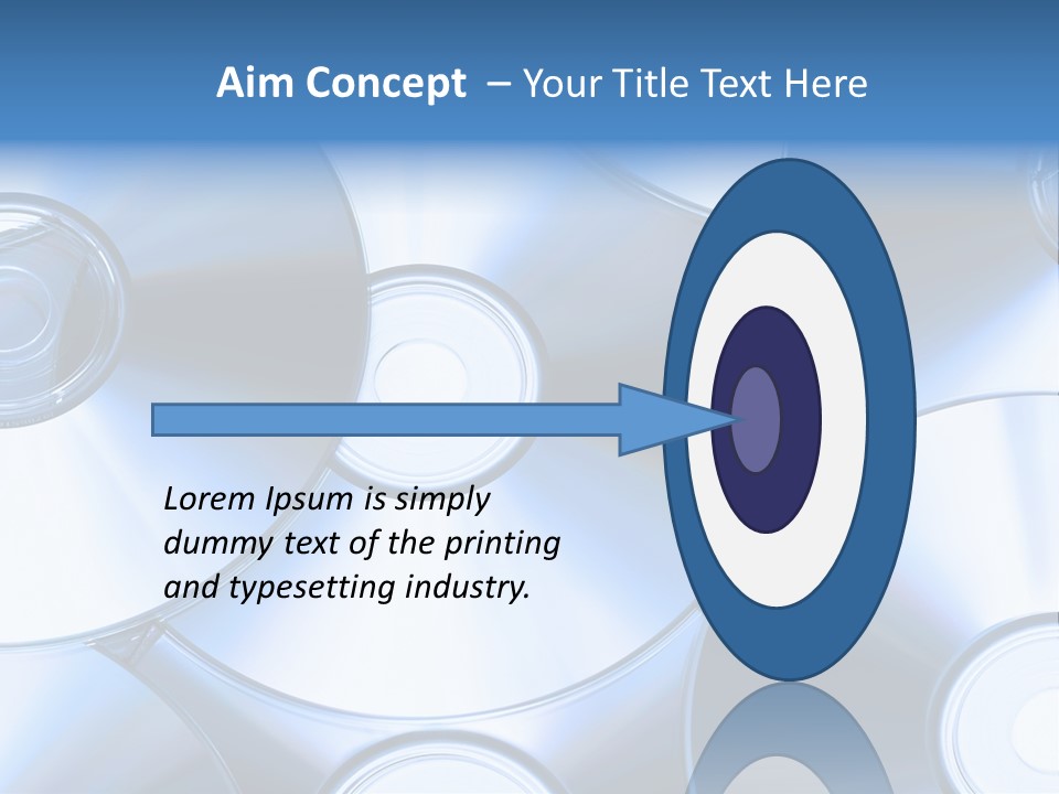 Object Music Disc PowerPoint Template