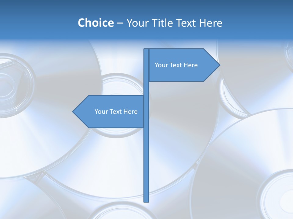 Object Music Disc PowerPoint Template
