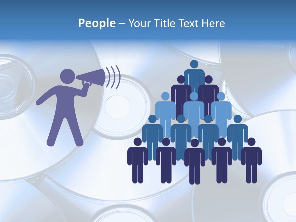 Object Music Disc PowerPoint Template