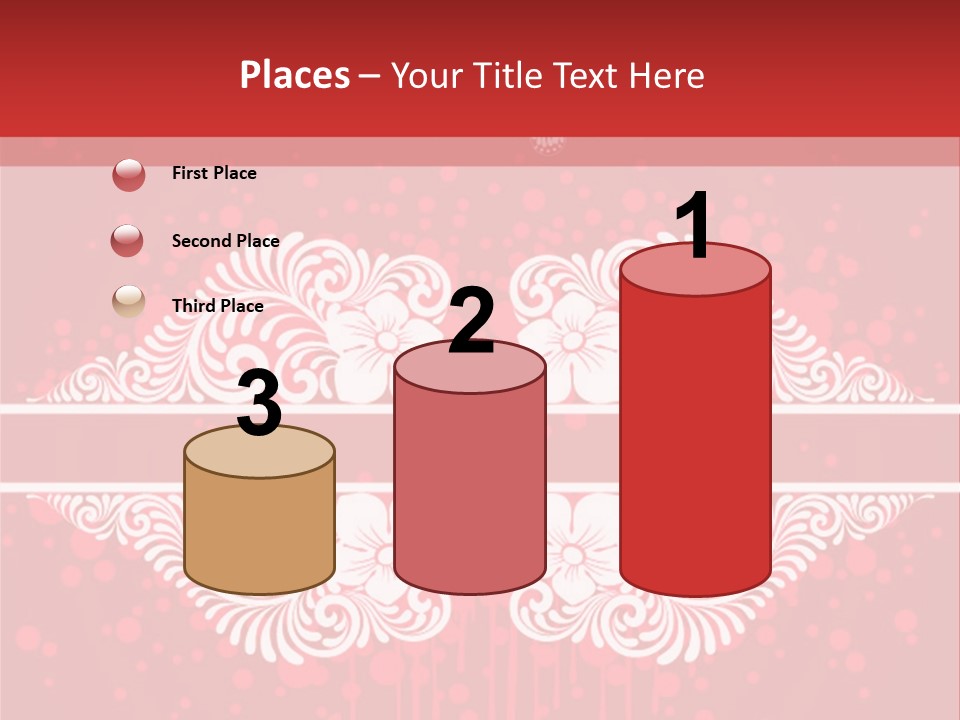 Frame Leaf Decoration PowerPoint Template