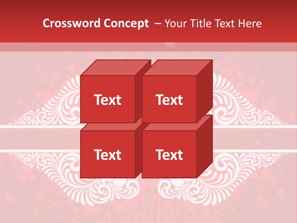 Frame Leaf Decoration PowerPoint Template