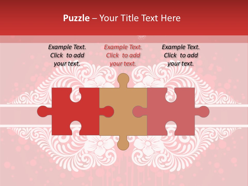 Frame Leaf Decoration PowerPoint Template