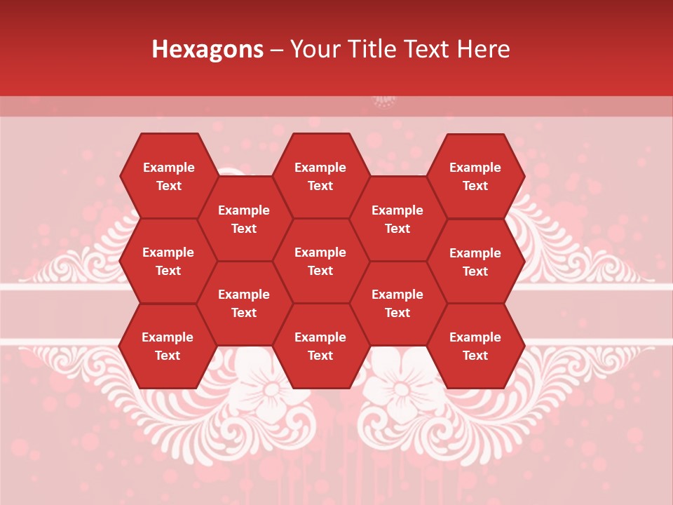 Frame Leaf Decoration PowerPoint Template