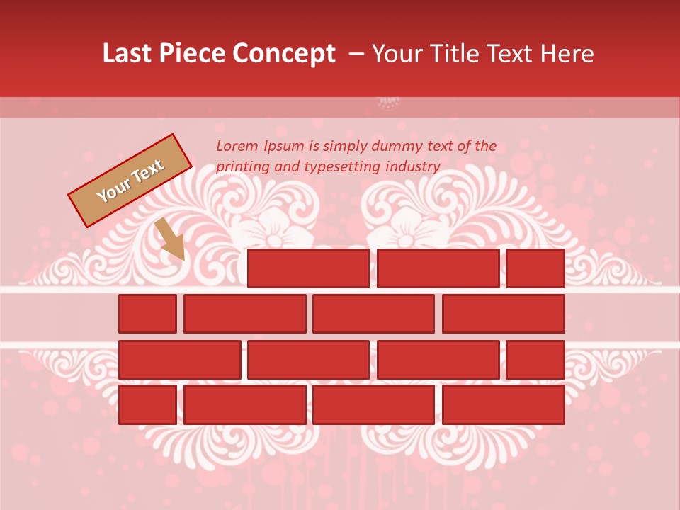 Frame Leaf Decoration PowerPoint Template