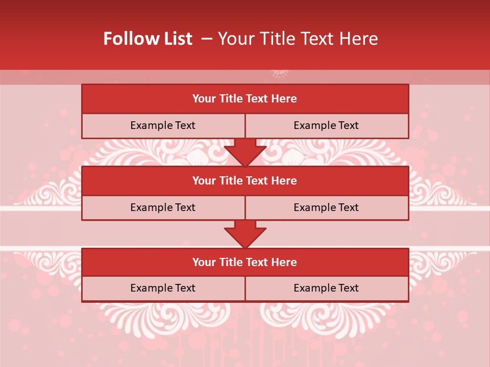 Frame Leaf Decoration PowerPoint Template