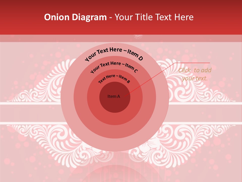 Frame Leaf Decoration PowerPoint Template