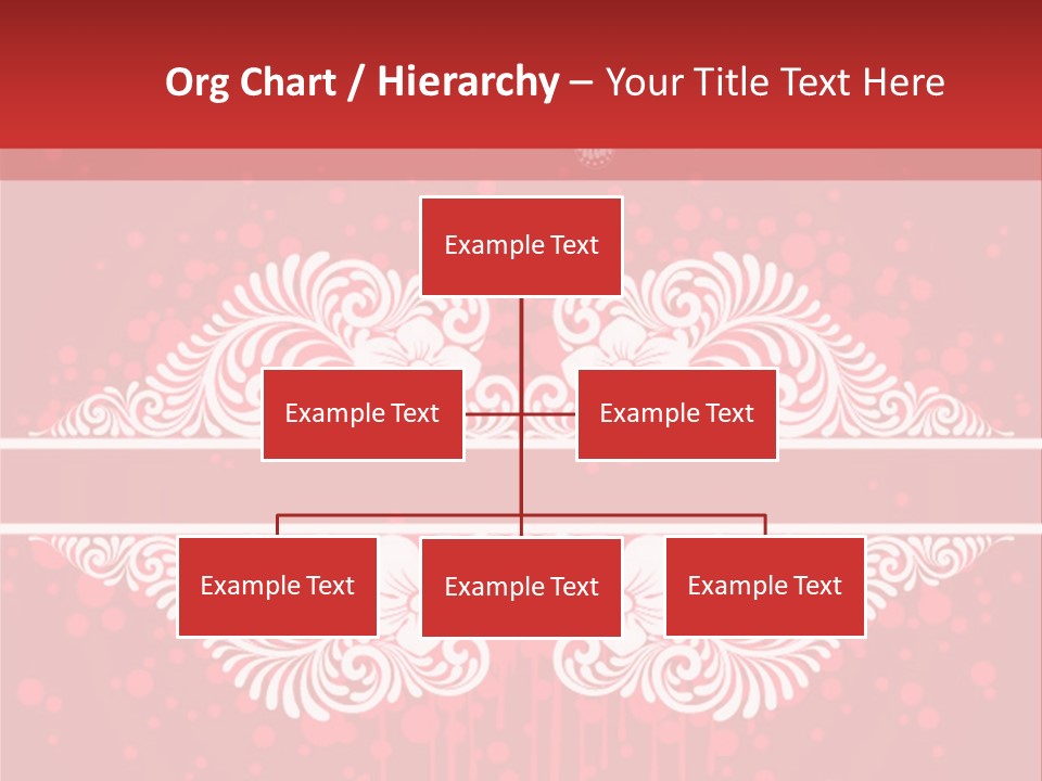 Frame Leaf Decoration PowerPoint Template