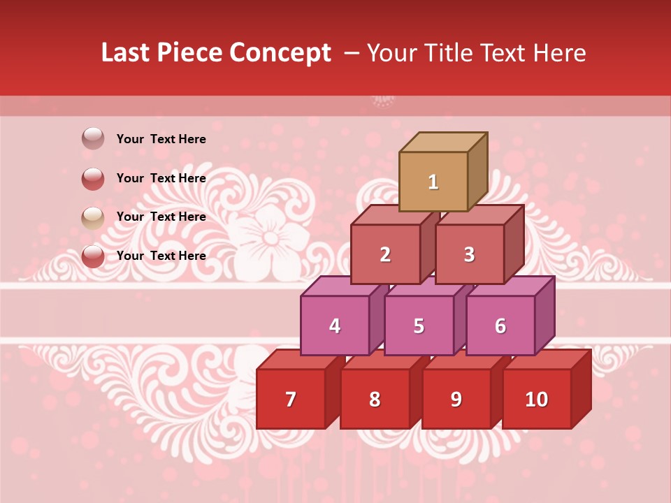 Frame Leaf Decoration PowerPoint Template