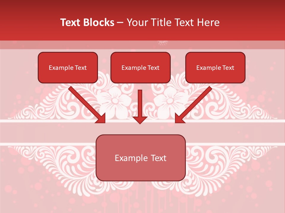 Frame Leaf Decoration PowerPoint Template