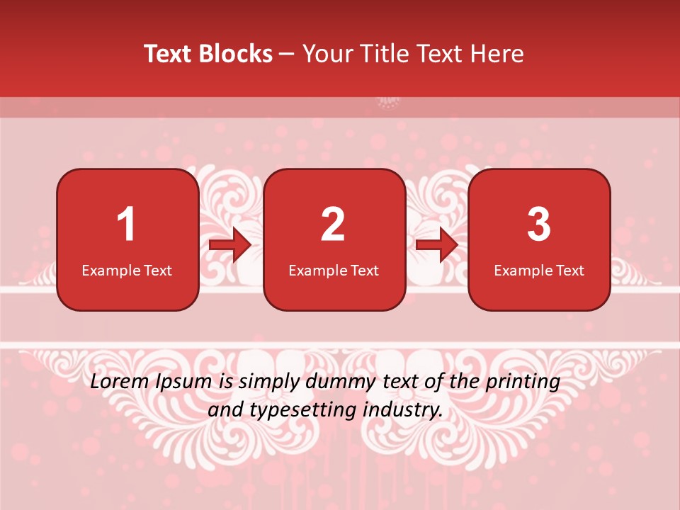 Frame Leaf Decoration PowerPoint Template