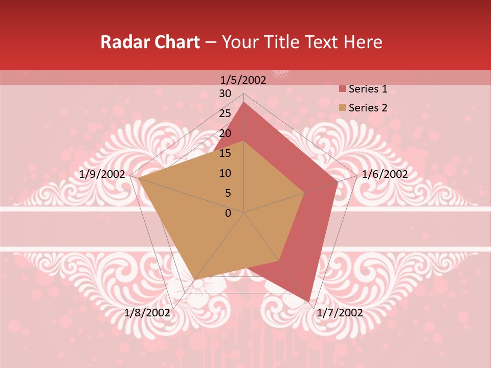 Frame Leaf Decoration PowerPoint Template
