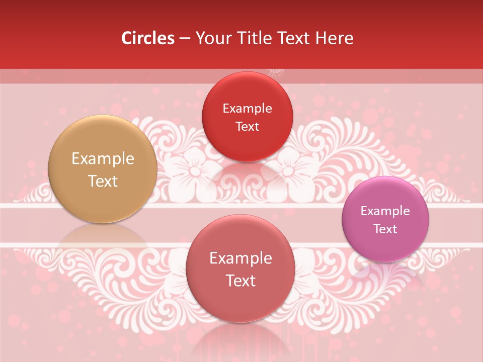 Frame Leaf Decoration PowerPoint Template