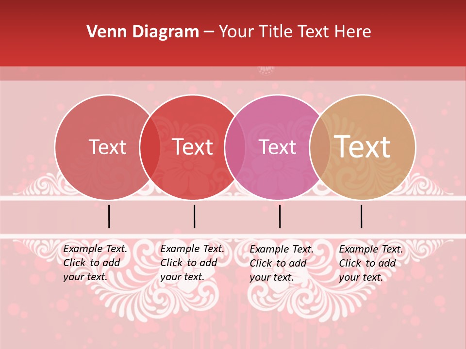 Frame Leaf Decoration PowerPoint Template