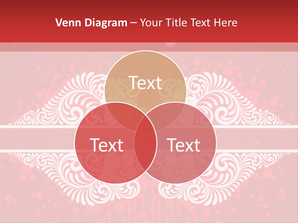 Frame Leaf Decoration PowerPoint Template