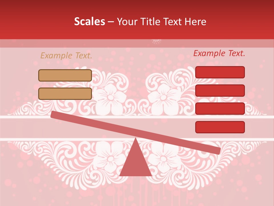 Frame Leaf Decoration PowerPoint Template