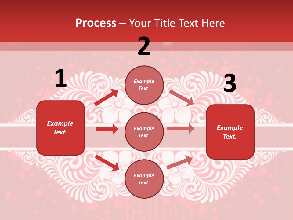 Frame Leaf Decoration PowerPoint Template
