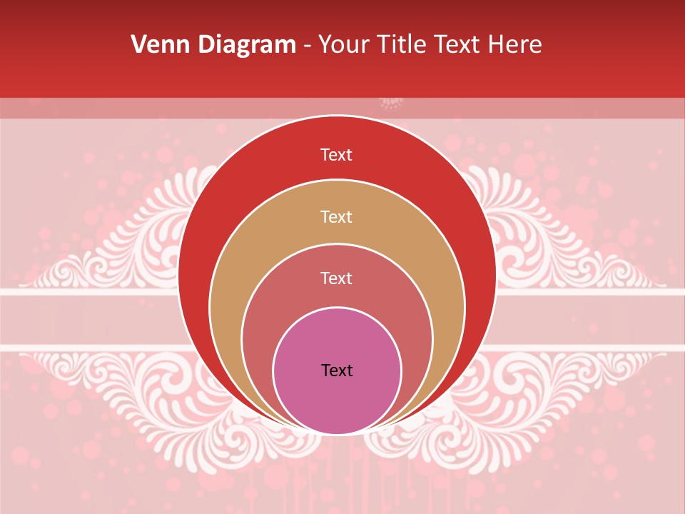 Frame Leaf Decoration PowerPoint Template