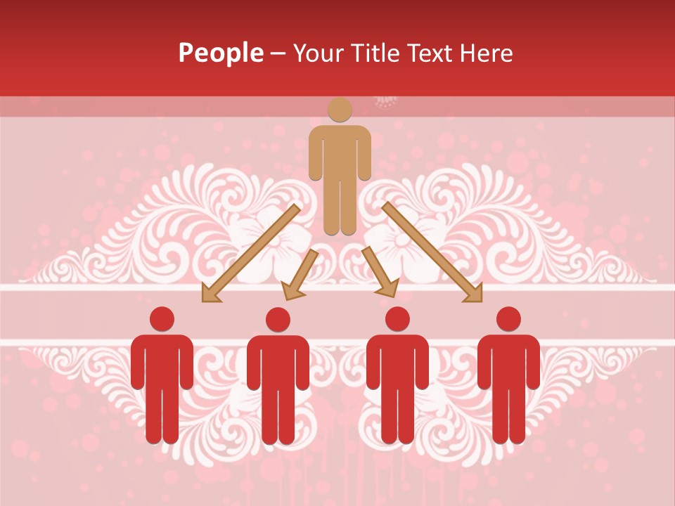 Frame Leaf Decoration PowerPoint Template