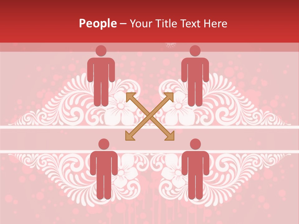 Frame Leaf Decoration PowerPoint Template