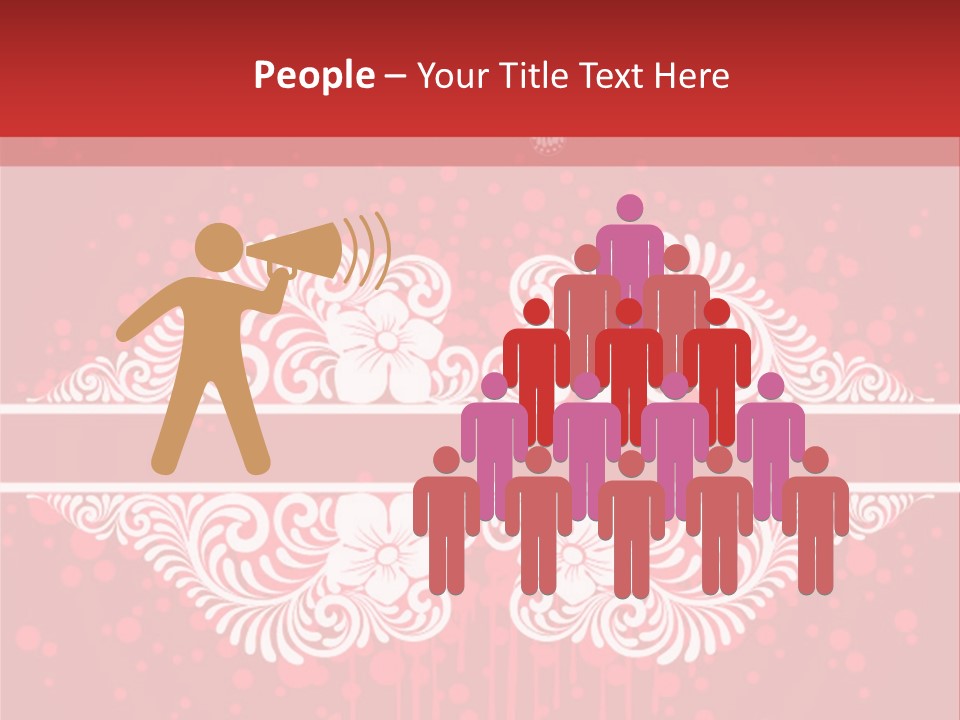 Frame Leaf Decoration PowerPoint Template