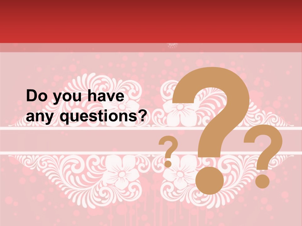 Frame Leaf Decoration PowerPoint Template