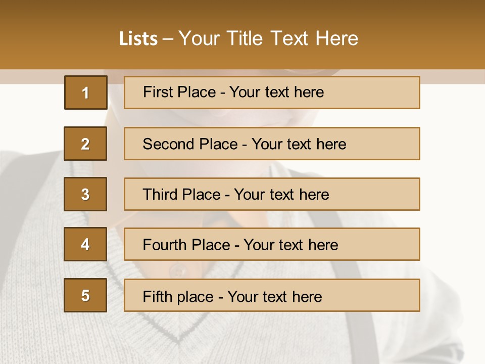 Front Background Nerd PowerPoint Template