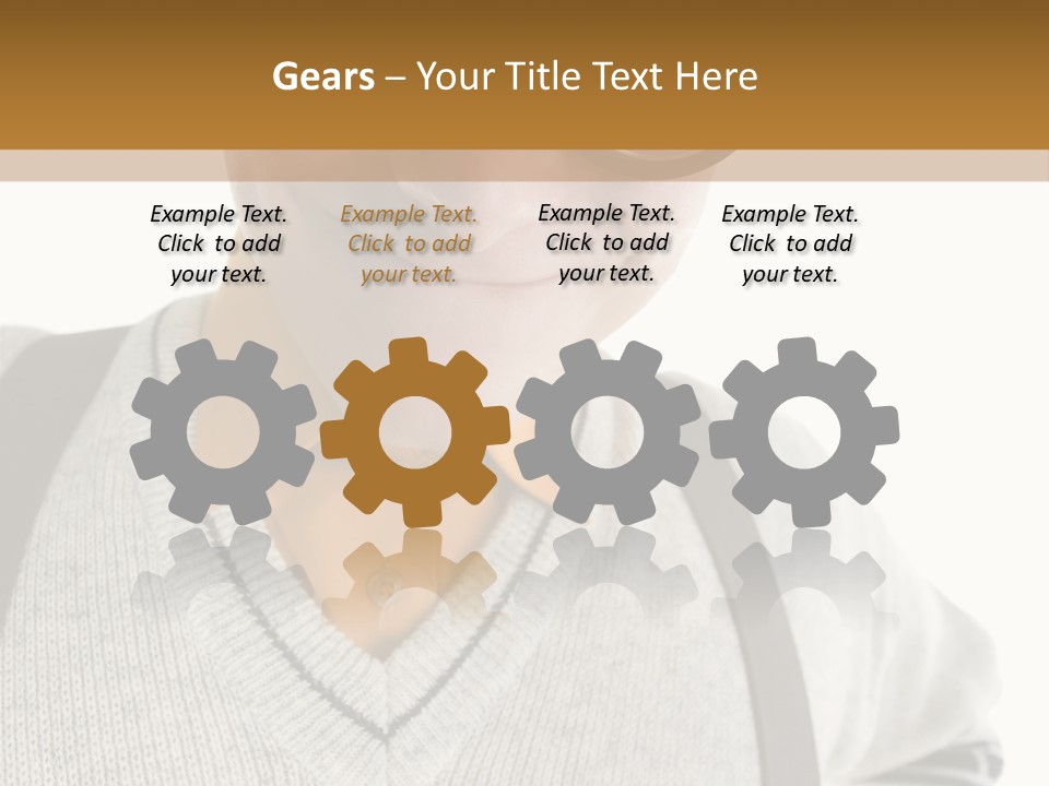 Front Background Nerd PowerPoint Template