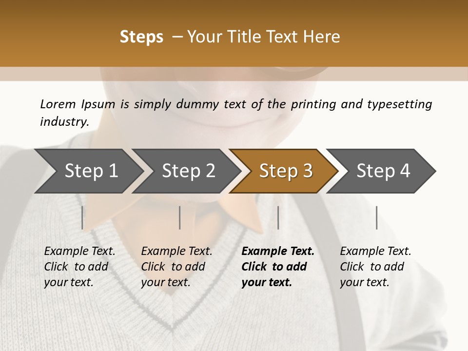 Front Background Nerd PowerPoint Template