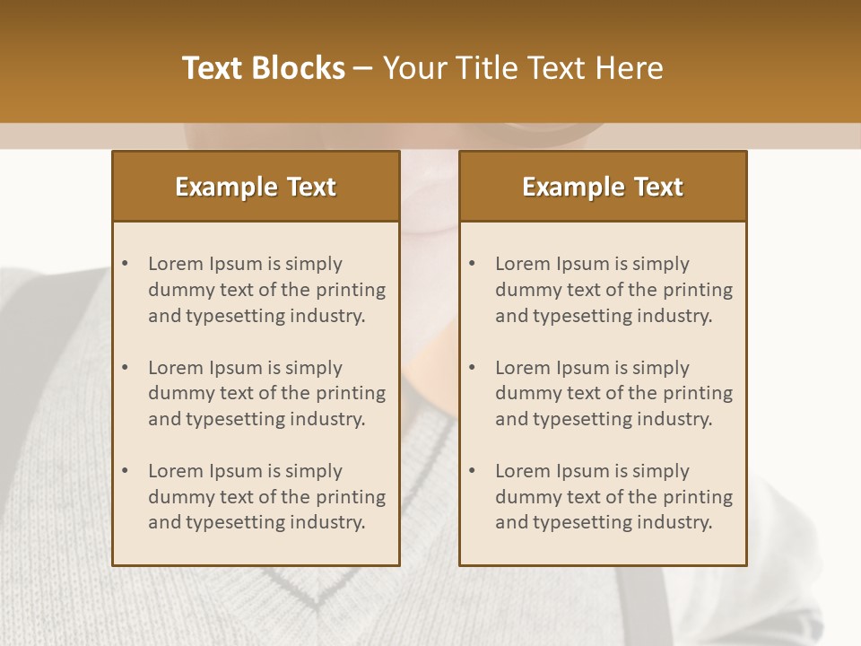 Front Background Nerd PowerPoint Template