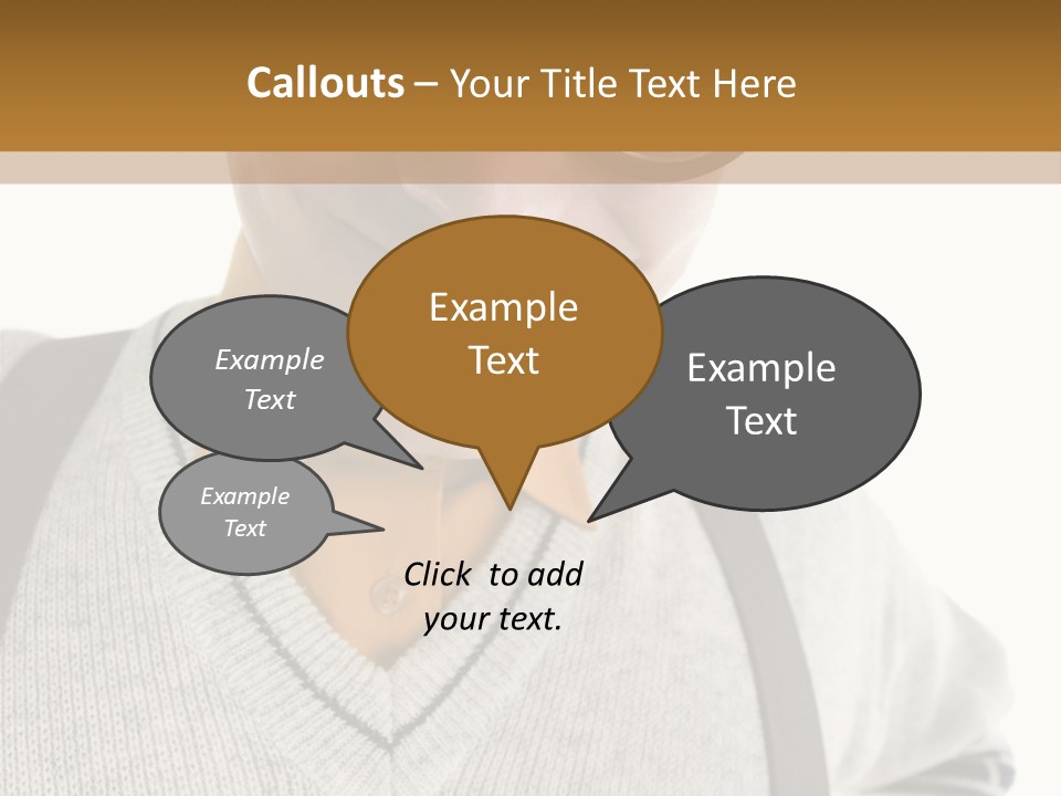 Front Background Nerd PowerPoint Template