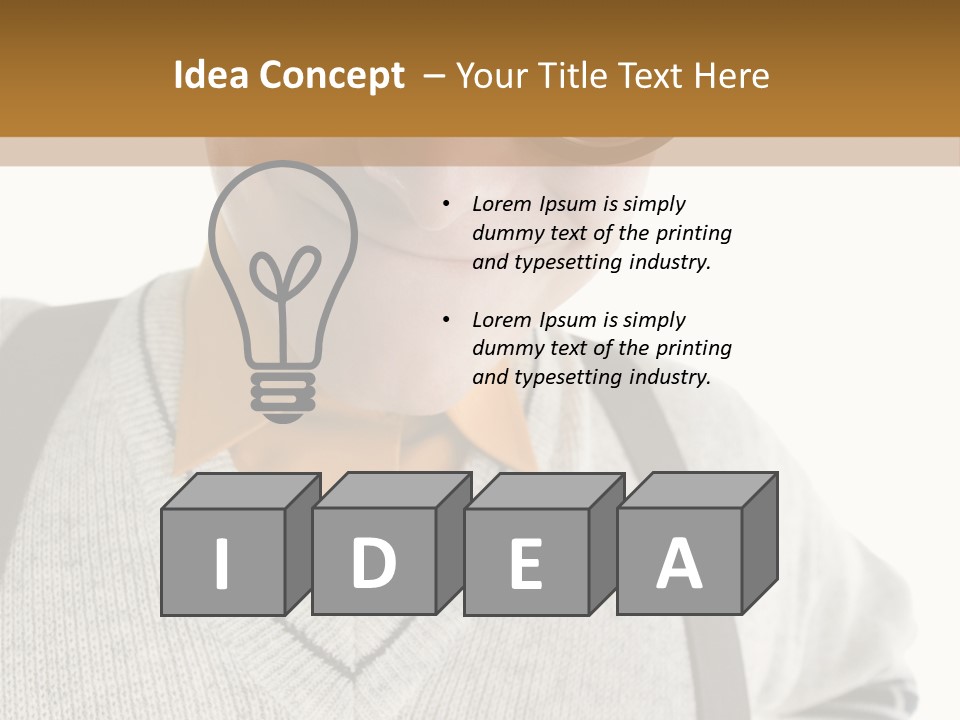 Front Background Nerd PowerPoint Template