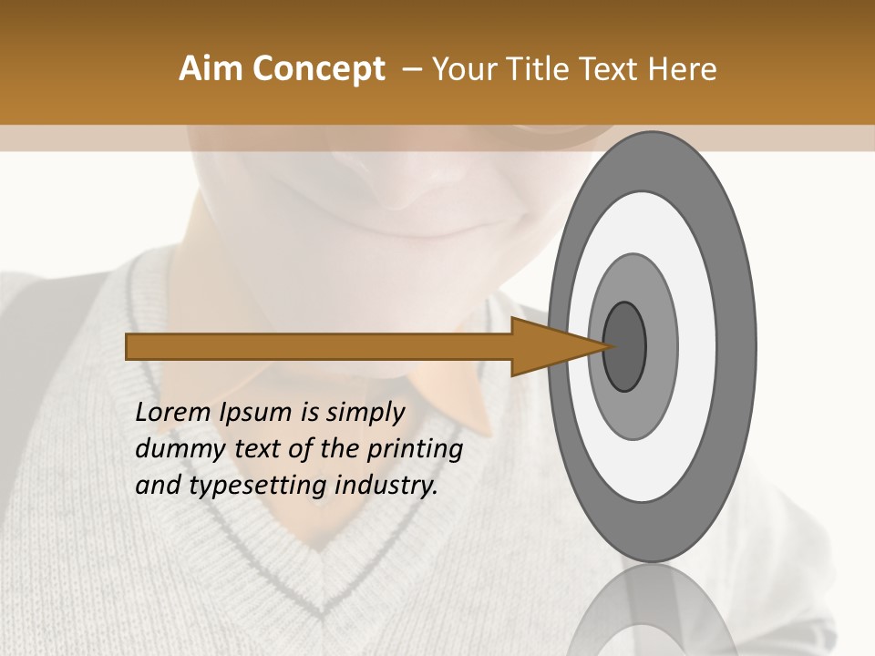 Front Background Nerd PowerPoint Template