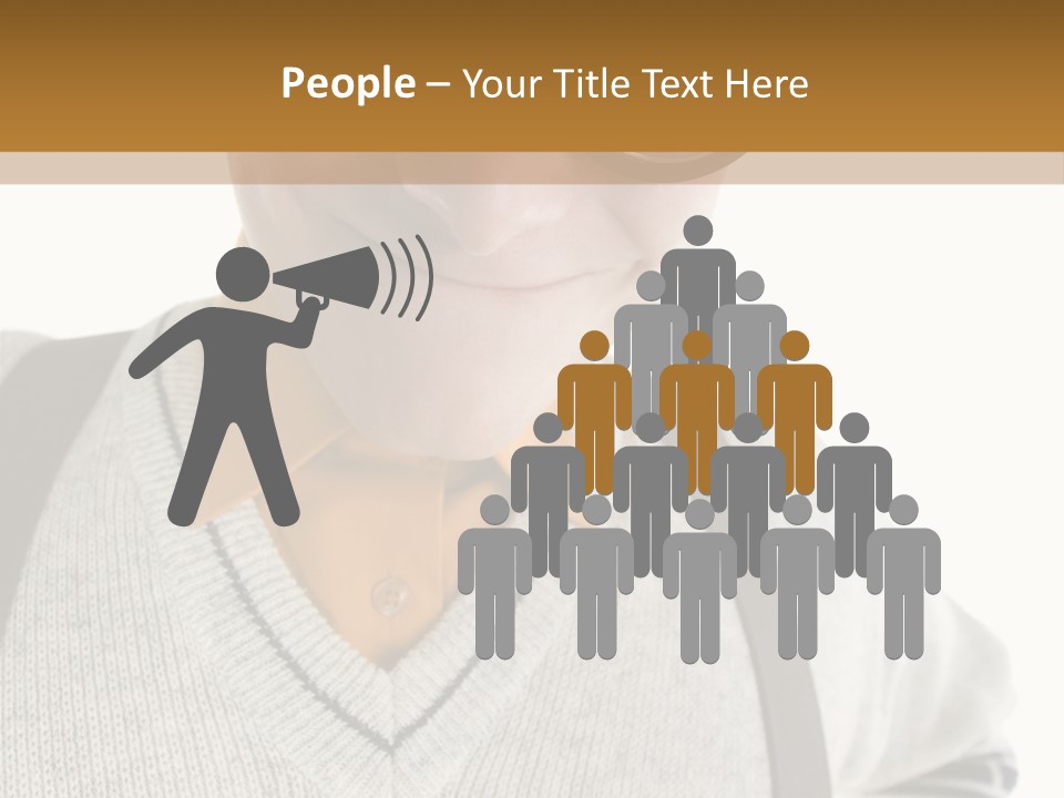 Front Background Nerd PowerPoint Template