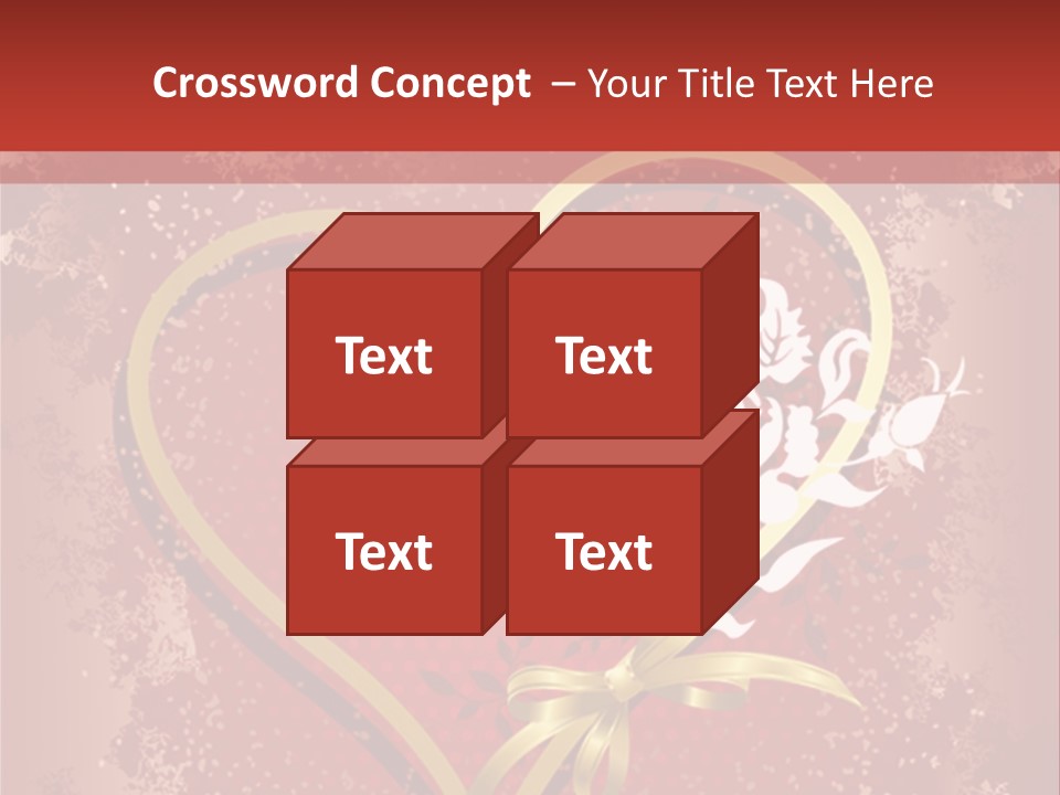 Grunge Gold Design PowerPoint Template