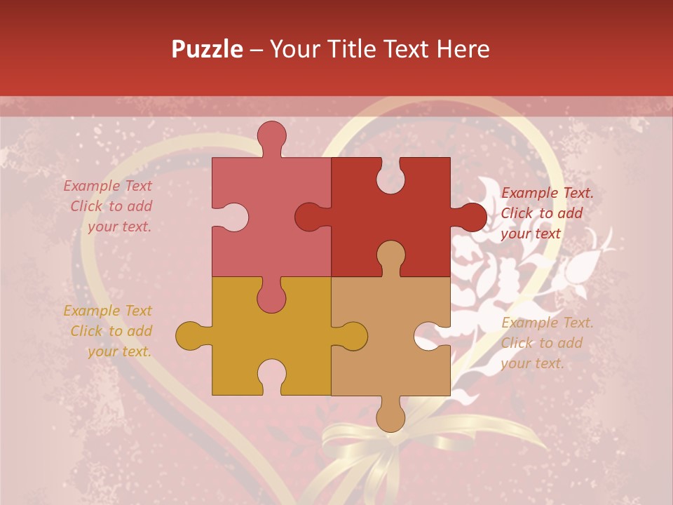 Grunge Gold Design PowerPoint Template