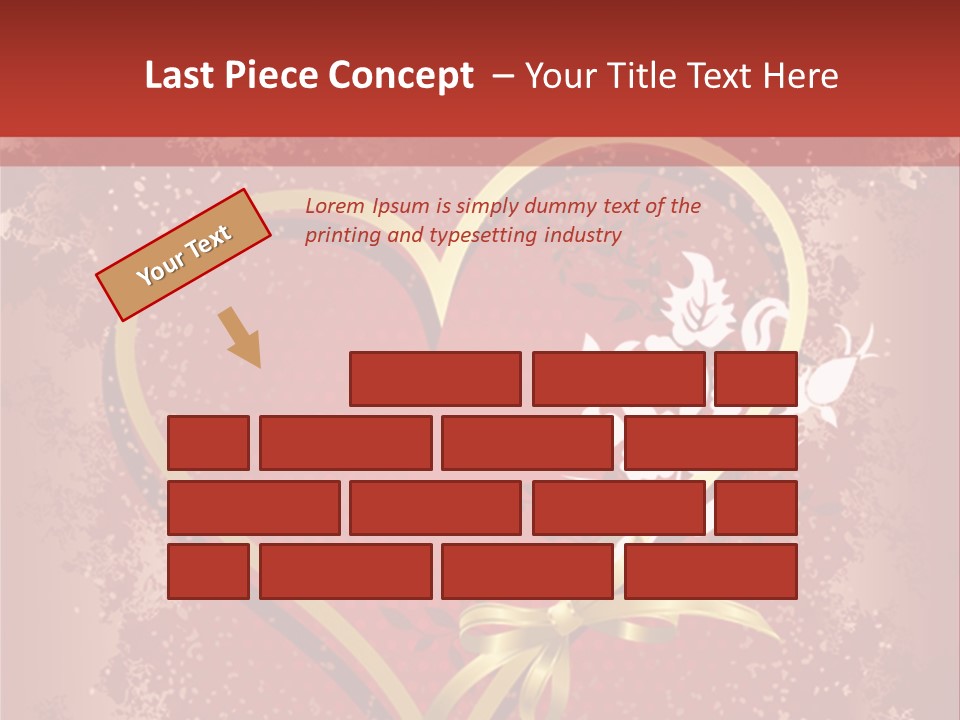 Grunge Gold Design PowerPoint Template