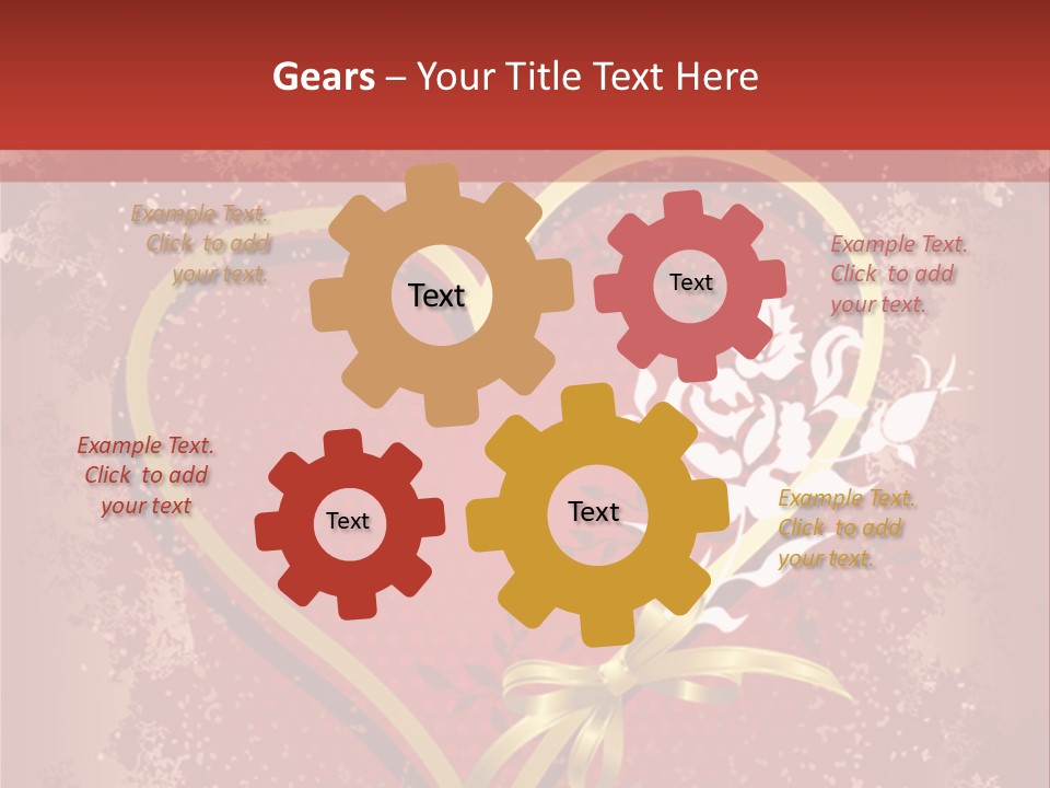 Grunge Gold Design PowerPoint Template