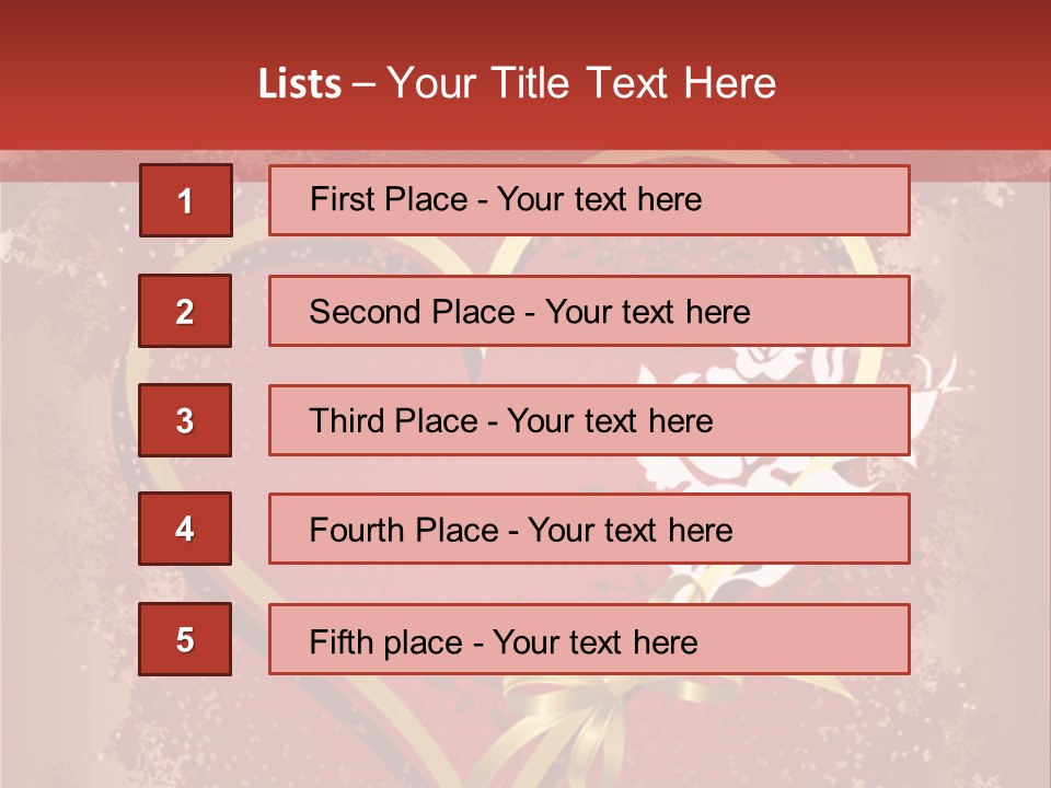 Grunge Gold Design PowerPoint Template