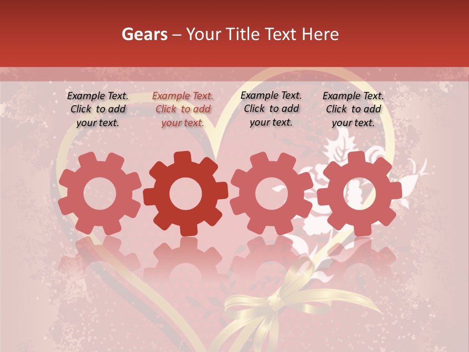 Grunge Gold Design PowerPoint Template