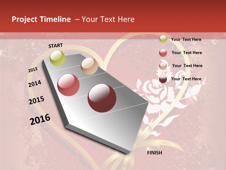Grunge Gold Design PowerPoint Template