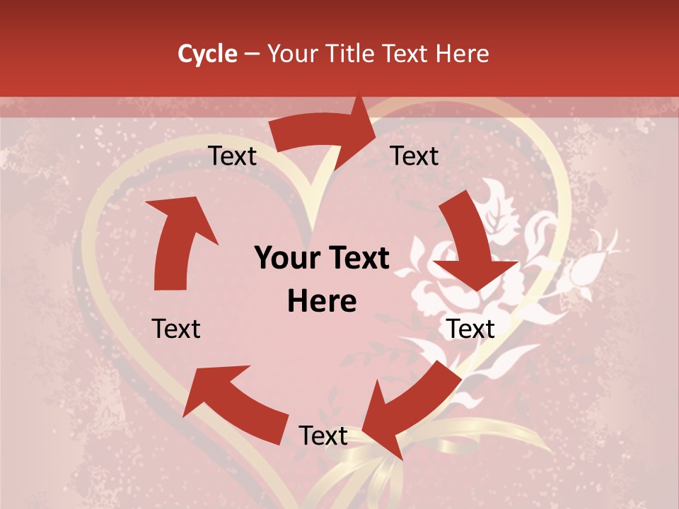 Grunge Gold Design PowerPoint Template