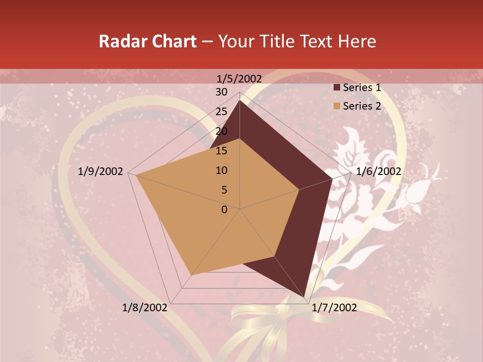 Grunge Gold Design PowerPoint Template